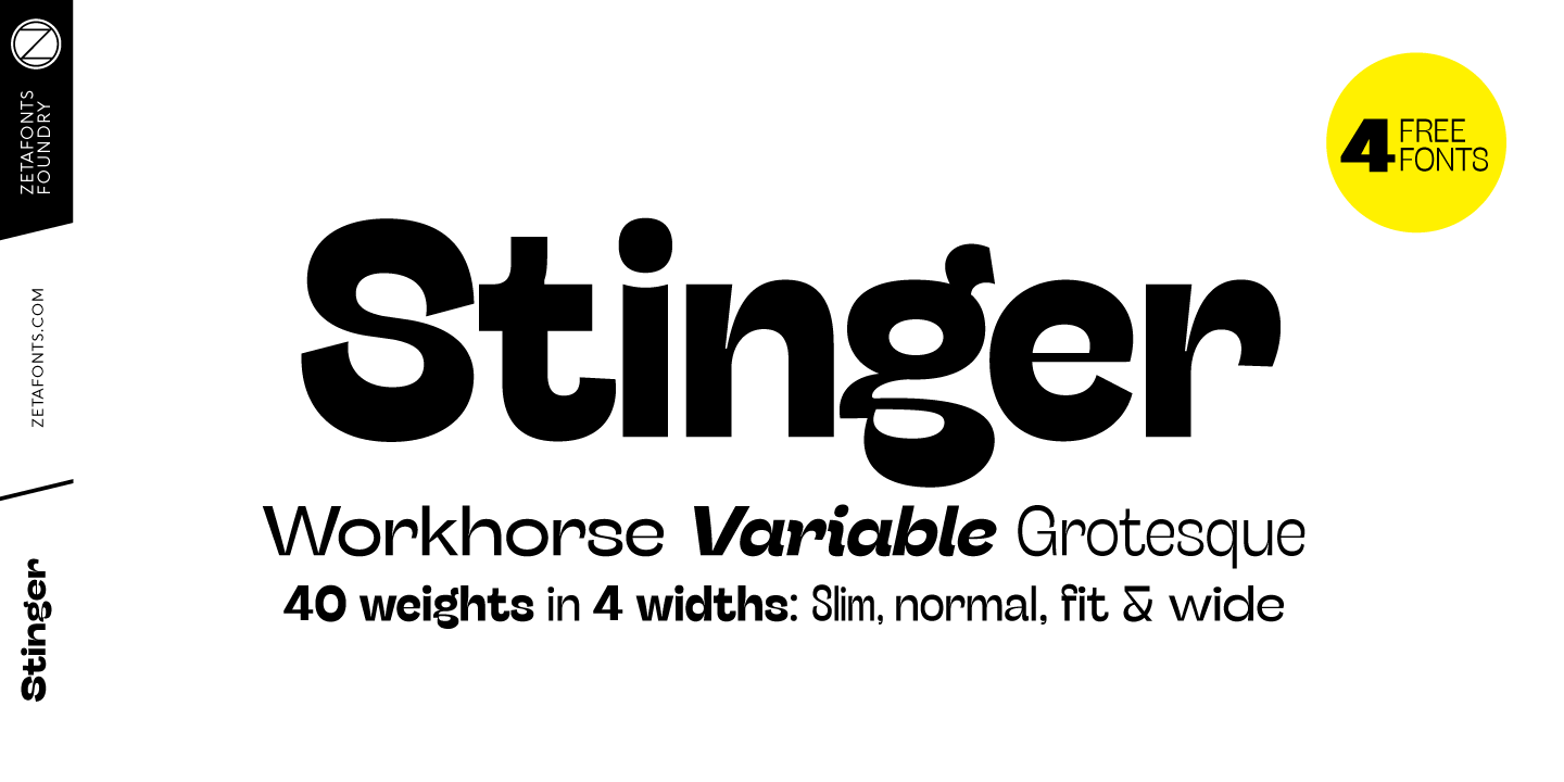 Stinger Slim Font